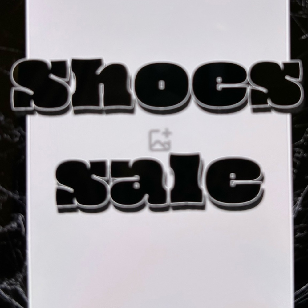 Black and White Shoes